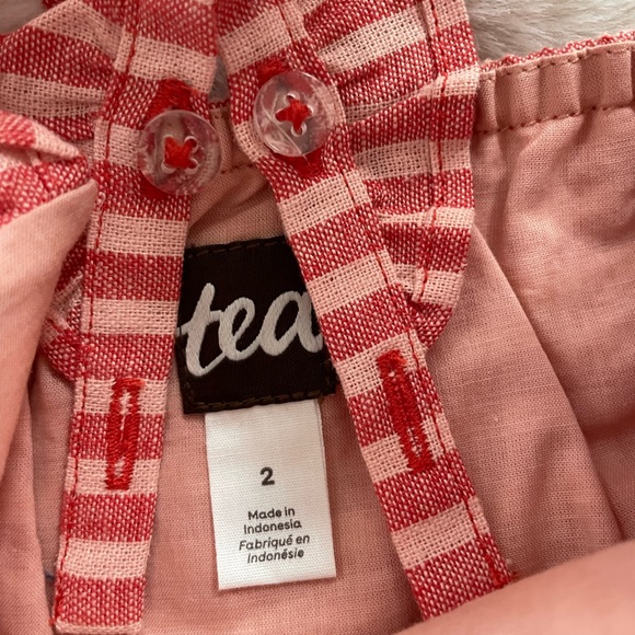 NWT Tea Collection Ruffle Back Dress - Picture 3 of 3